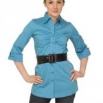 belts over long shirt