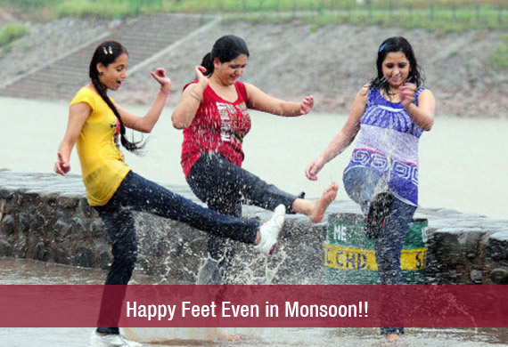 Happy Feet Even in Monsoon!!