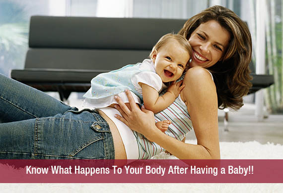 Know What Happens To Your Body After Having a Baby!!