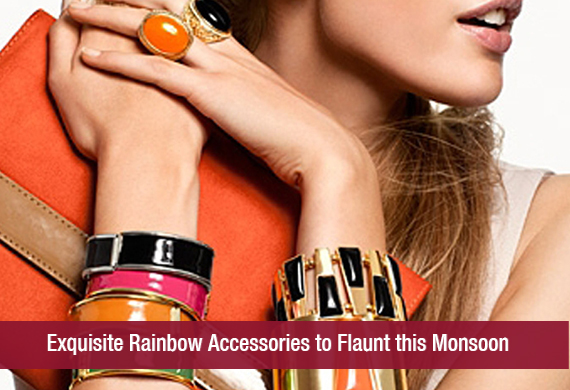 Exquisite Rainbow Accessories to Flaunt this Monsoon