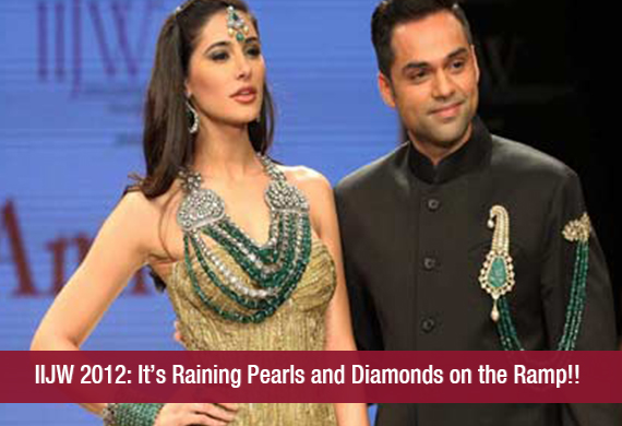 IIJW 2012 It’s Raining Pearls and Diamonds on the Ramp!!