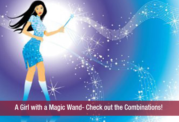 A Girl with a Magic Wand- Check out the Combinations!