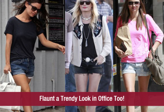 Flaunt a Trendy Look in Office Too!