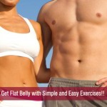 Get Flat Belly with Simple and Easy Exercises!!