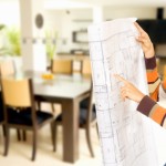 girl redecorating home