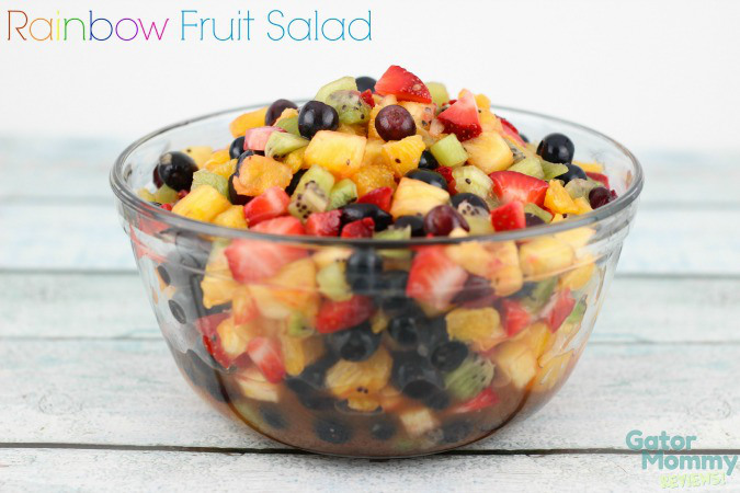 Mix fruit rainbow salad