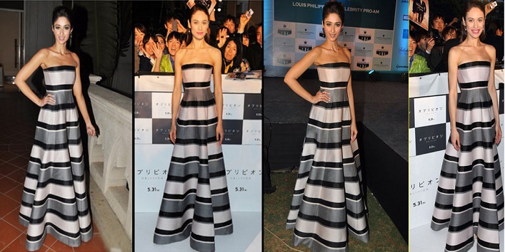 Ileana d’Cruz and Olga Kurylenko in Dior (1)