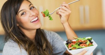 eating veggie