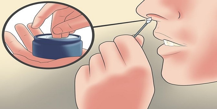 petro jelly in nose